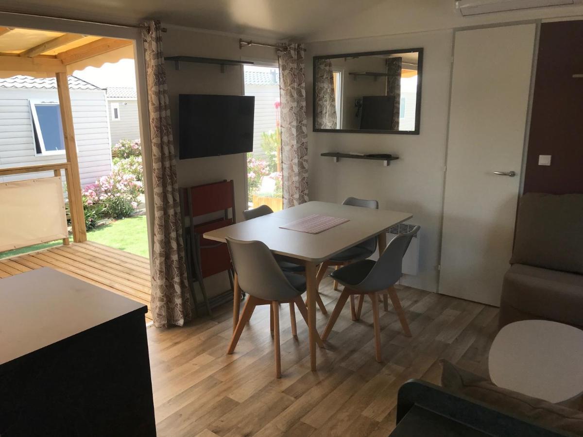 קאנט אן רוסיון Mobil Home Camping Le Mar Estang Bord De Plage מראה חיצוני תמונה